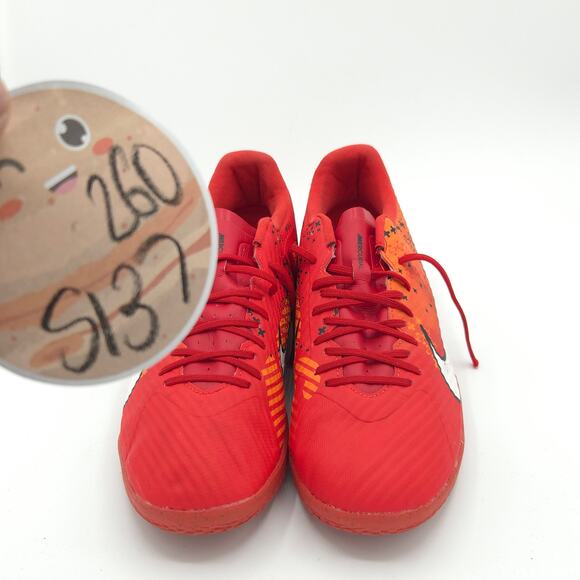 Nike Zoom Vapor 15 Academy MDS IC Men\'s Size 8.5 Soccer Red Orange FD1164-600
